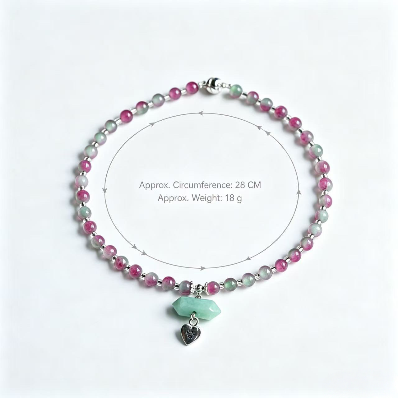 Cat's Eye Necklace Chocker with Magnet Buckle for Pet Crystal Healing Bulk Wholesale