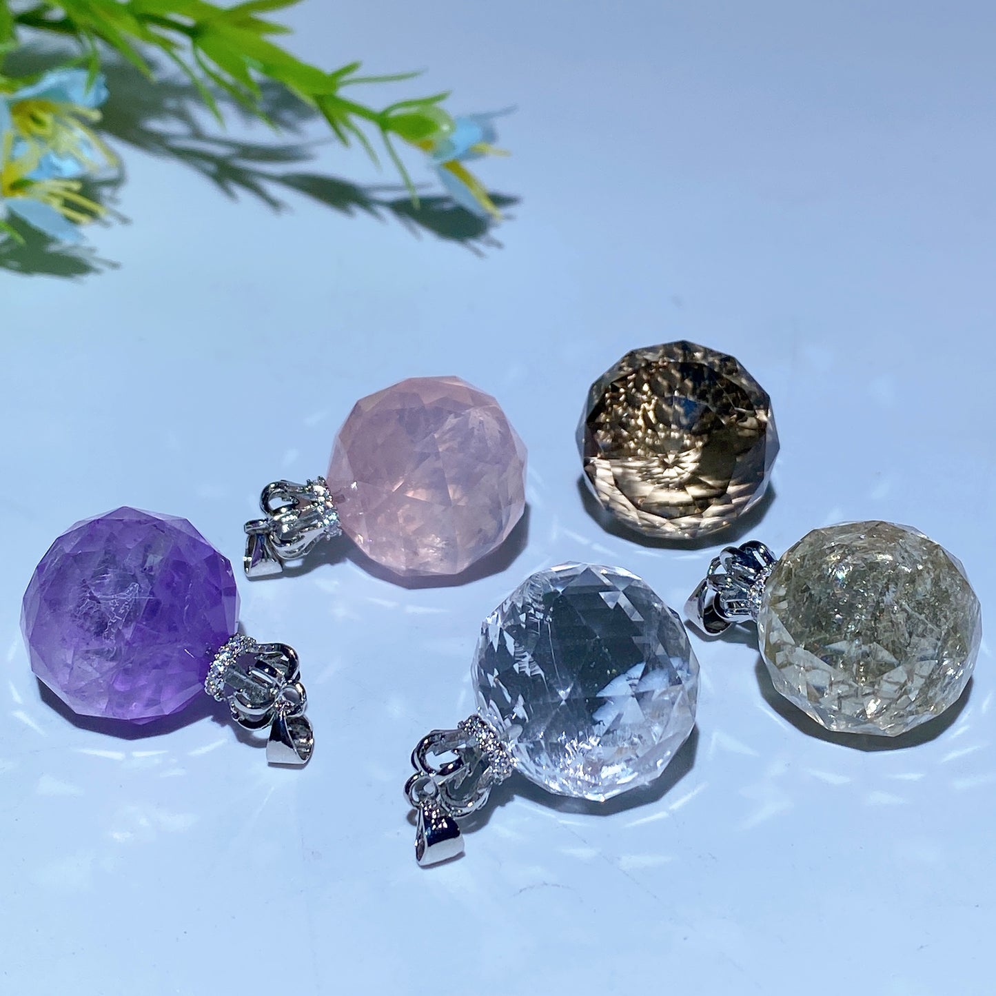 20mm Faceted Crystal Pendant Bulk Wholesale