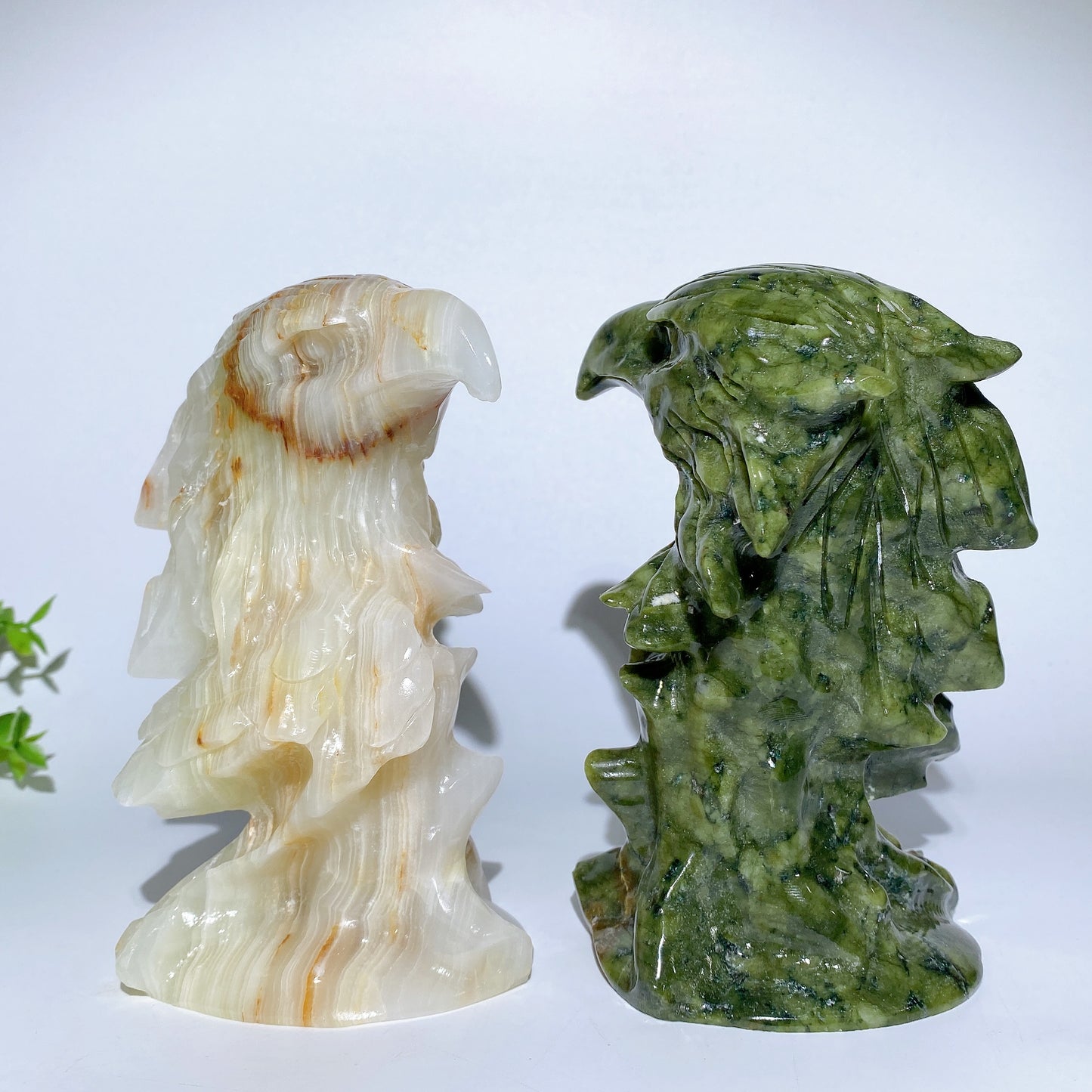 6.0" Afghan Jade Serpentine Eagle Carvings Bulk Wholesale