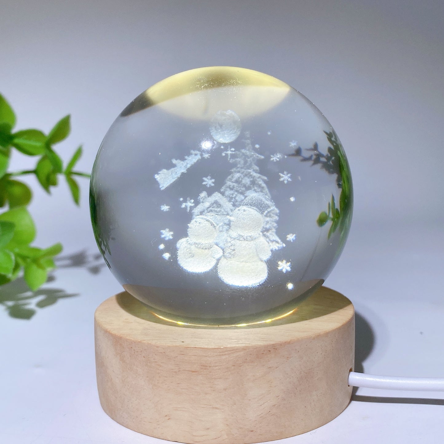6cm 3D Inner Carvings Christmas Sence Sphere Bulk Wholesale