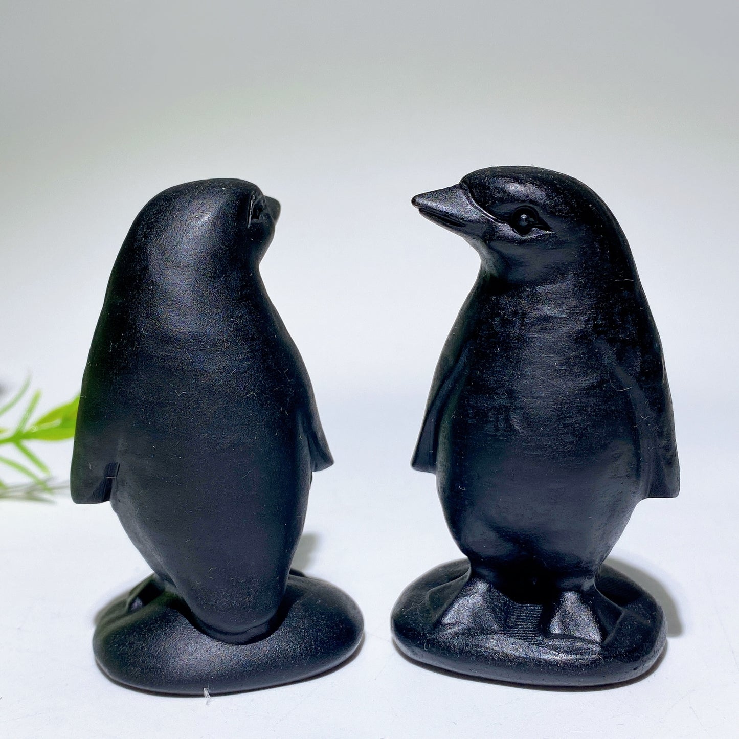 2.5“ Black Obsidian Penguin Carvings Bulk Wholesale