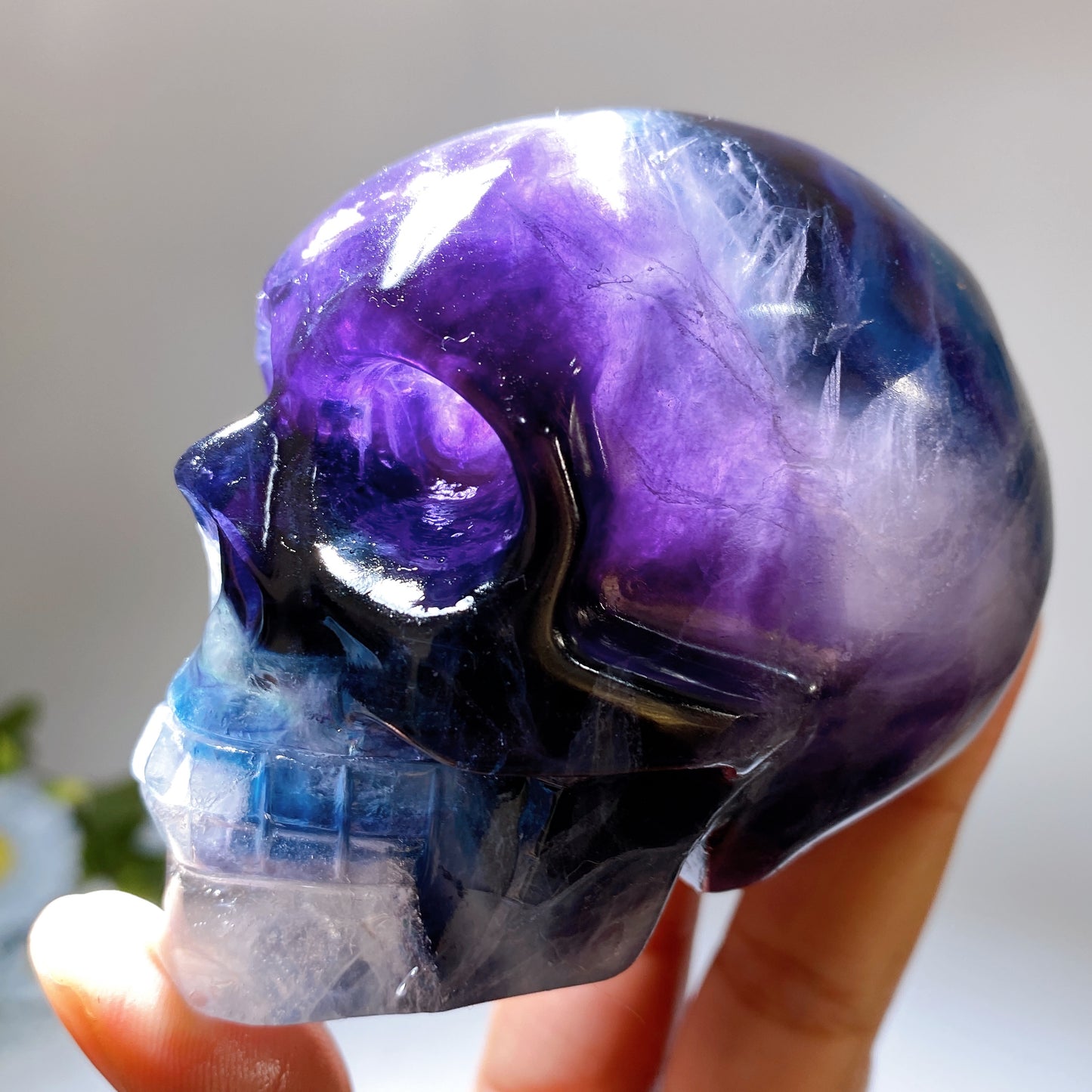 2.8"-3.5" Fluorite Skull Crystal Healing Bulk Wholesale