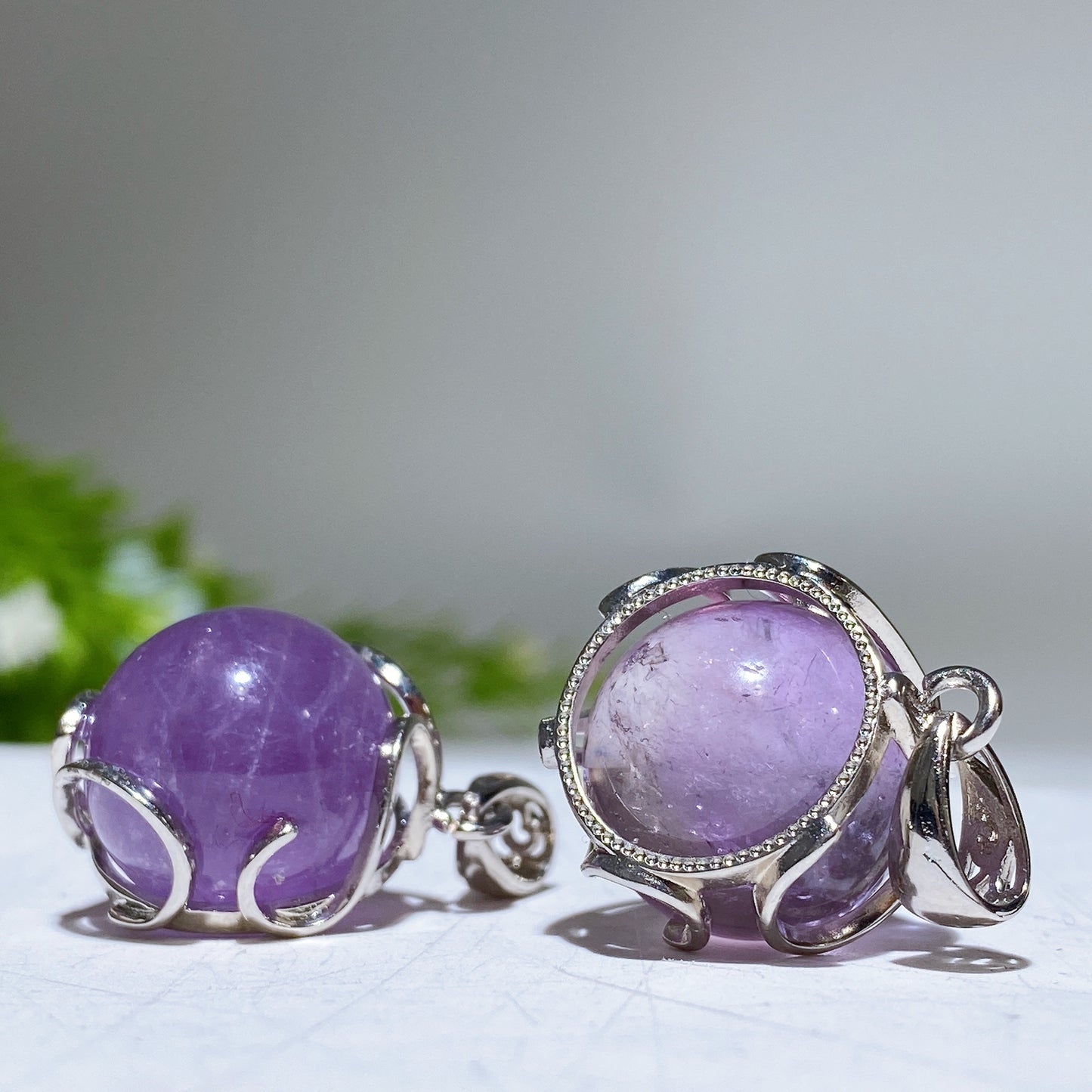 20mm Amethyst Pendant Crystal Healing Bulk Wholesale