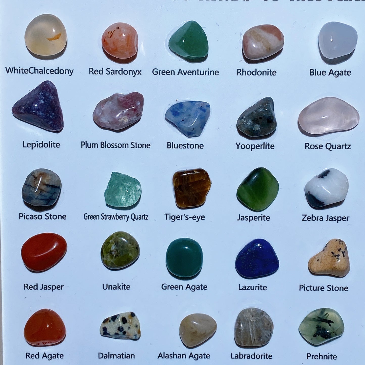 80 Kinds of Natural Gem Frame Crystal Healing Bulk Wholesale