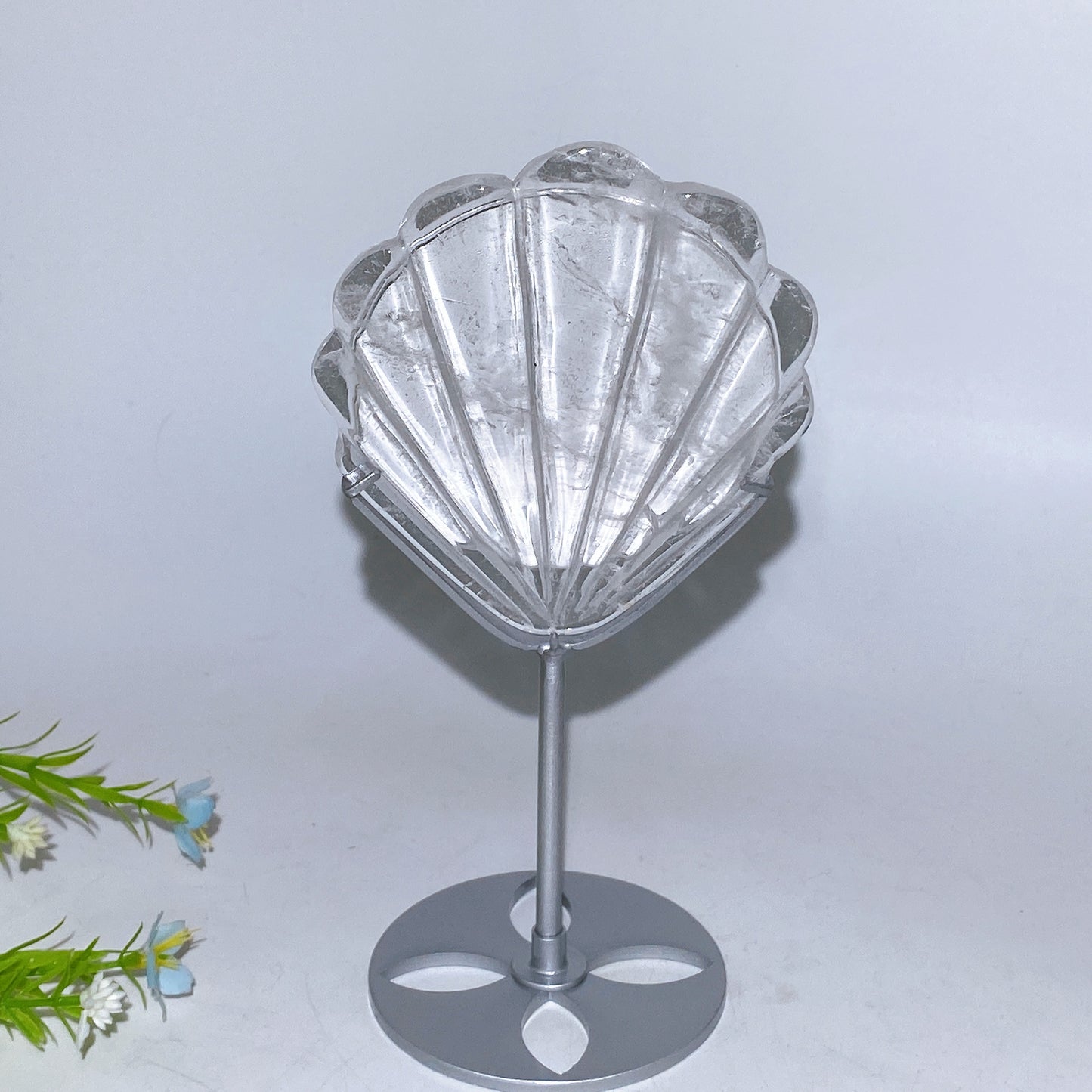 19cm Shell Mirror With Stand Crystal Healing Bulk Wholesale