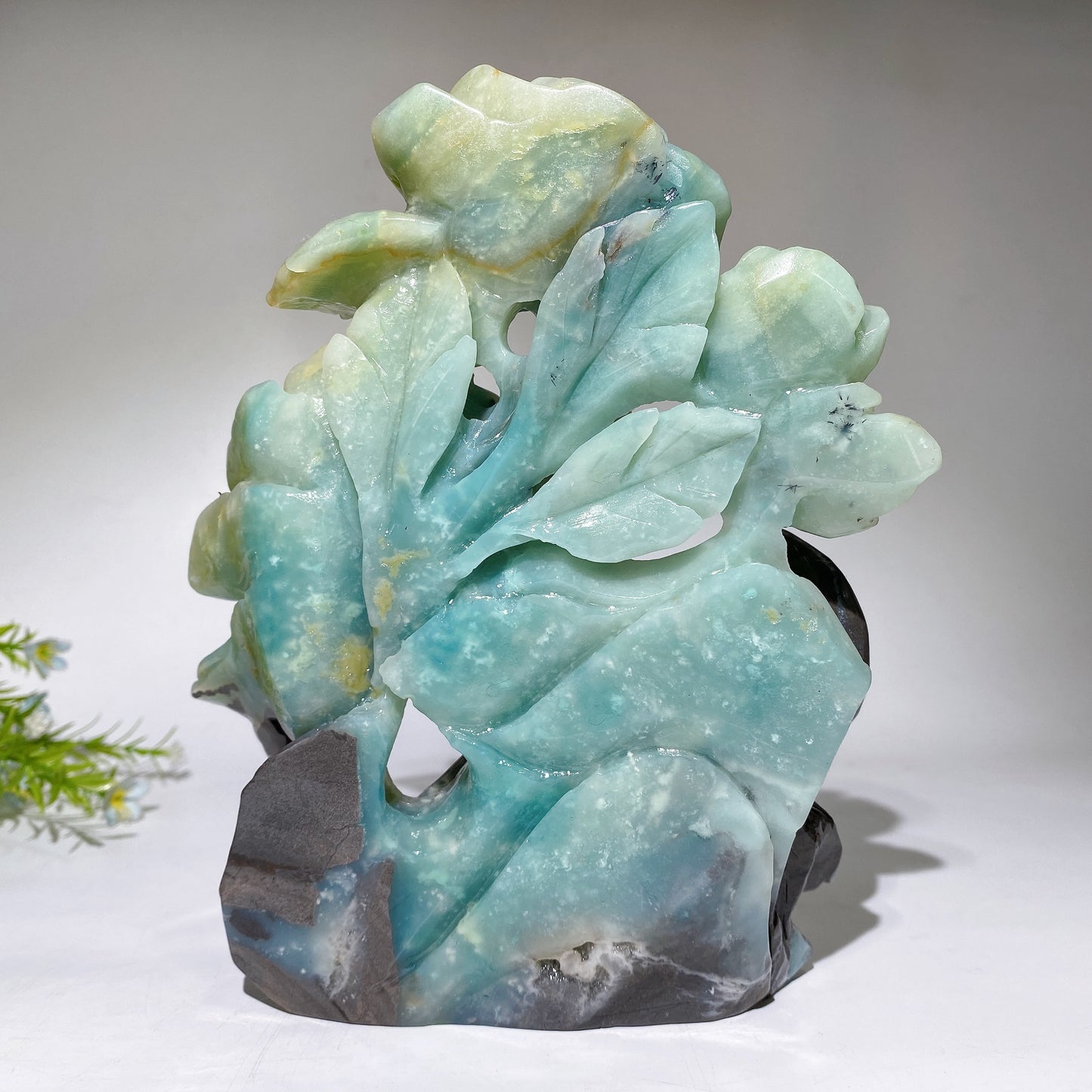 Unique Hand Carved Caribbean Calcite Flower Birds Free Form Crystal Healing Bulk Wholesale
