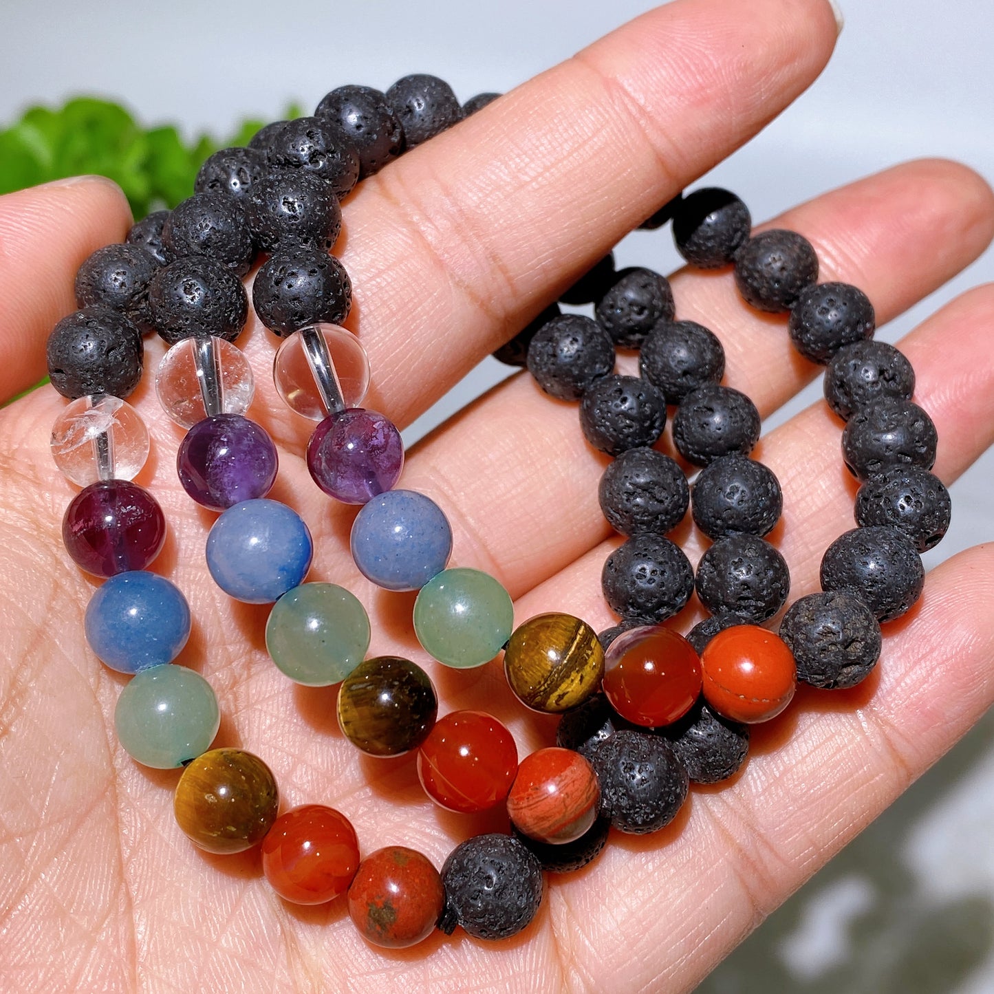 8mm Chakra Crystal Bracelet Crystal Healing Bulk Wholesale