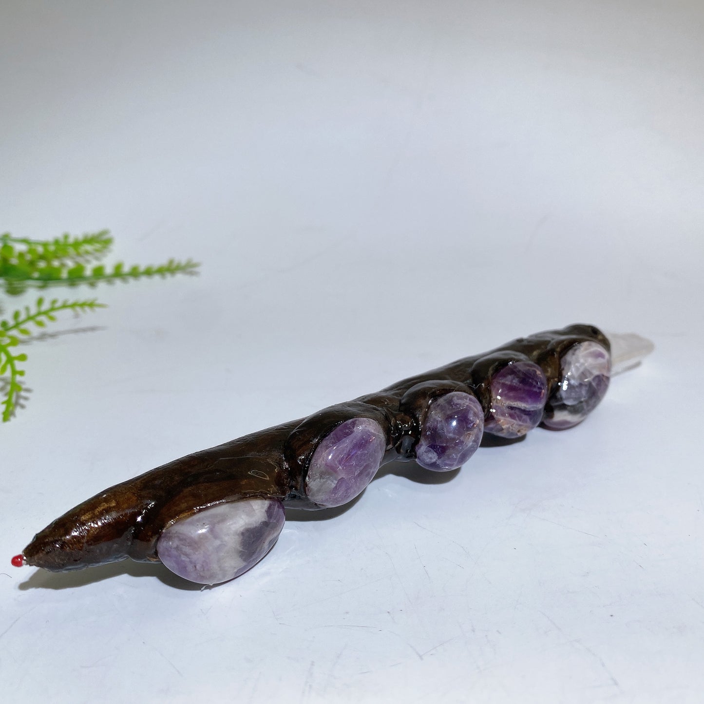 Crystal Branch Design Pen with Clear Quartz Stick on Top Crystal Healing Bulk Wholesale