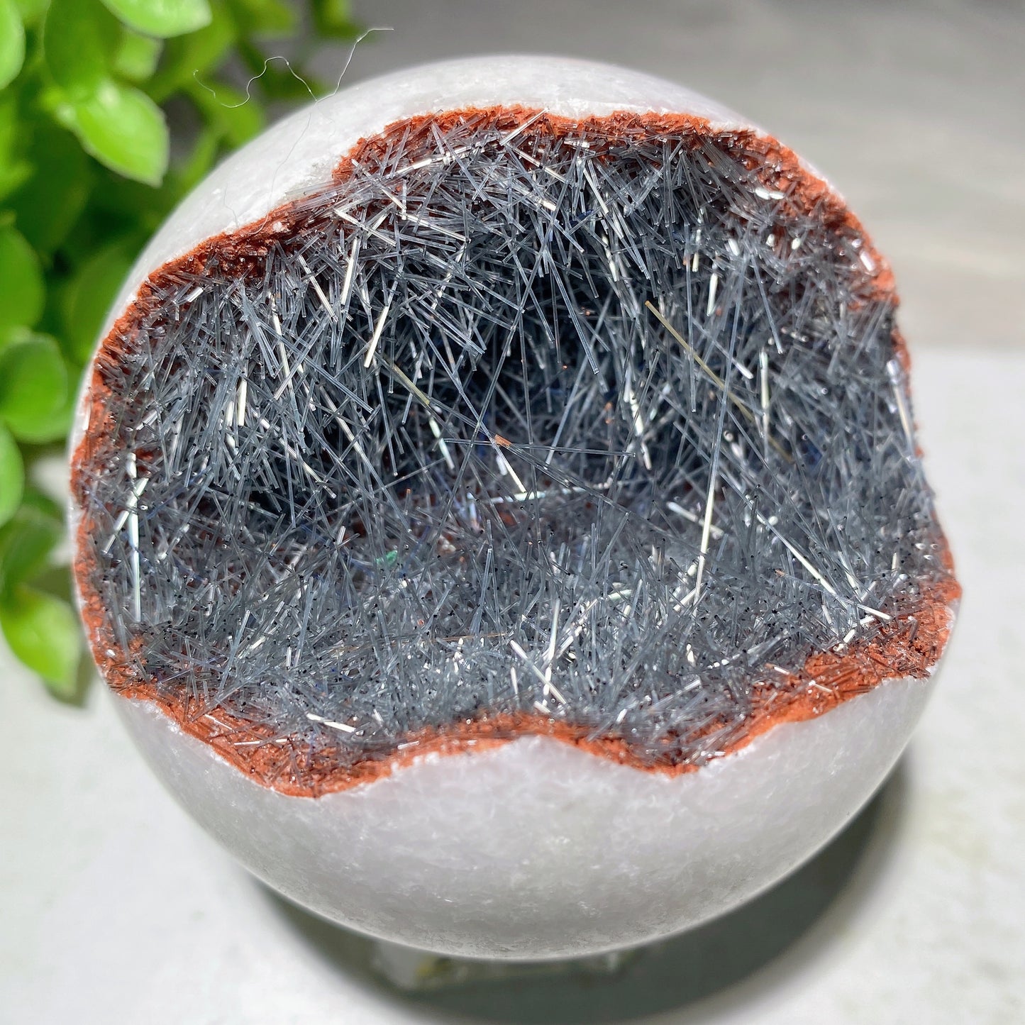 2.3"-2.5" Newberyite In Jade Sphere Bulk Wholesale