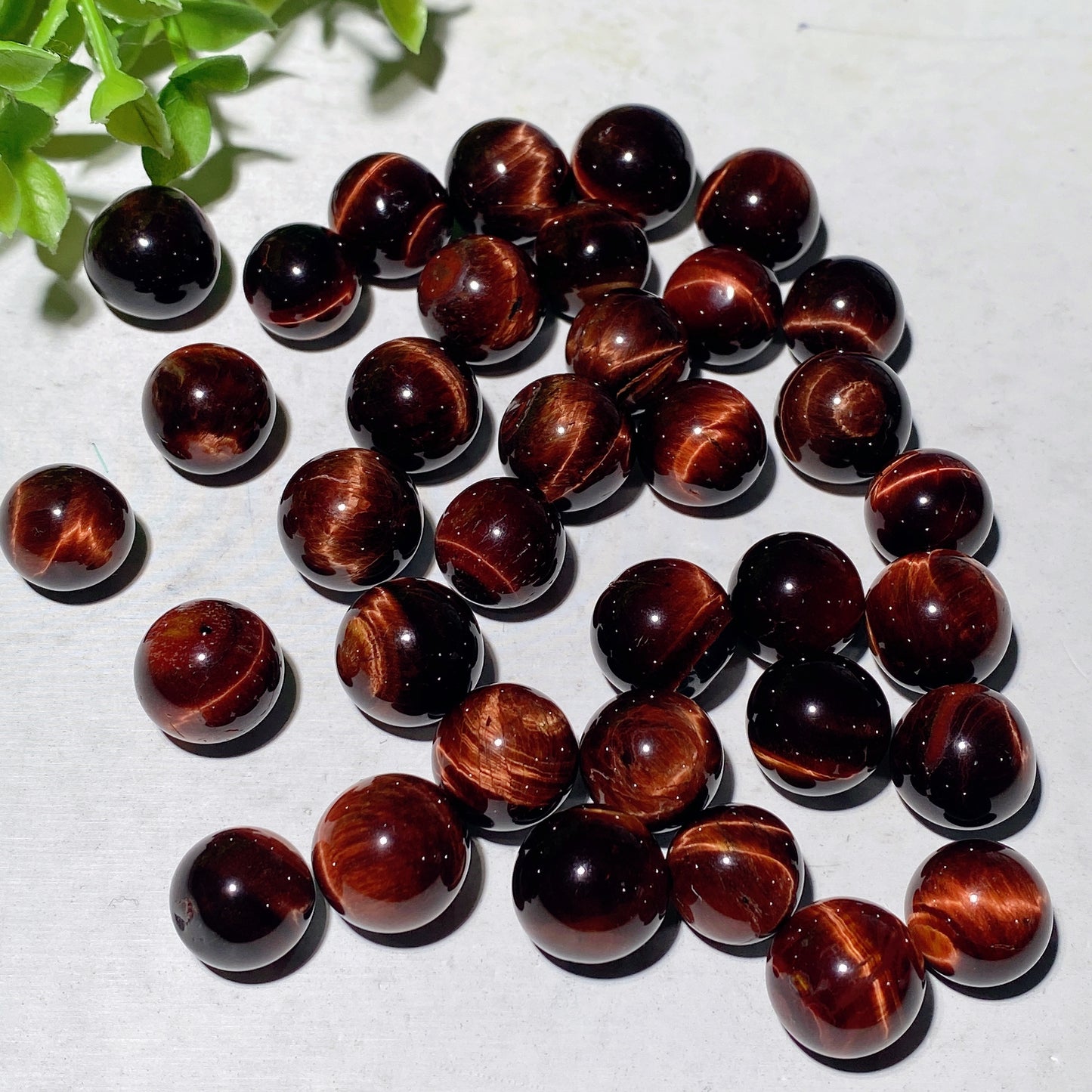 15mm Red Tiger Eye Sphere Bag Bulk Wholesale