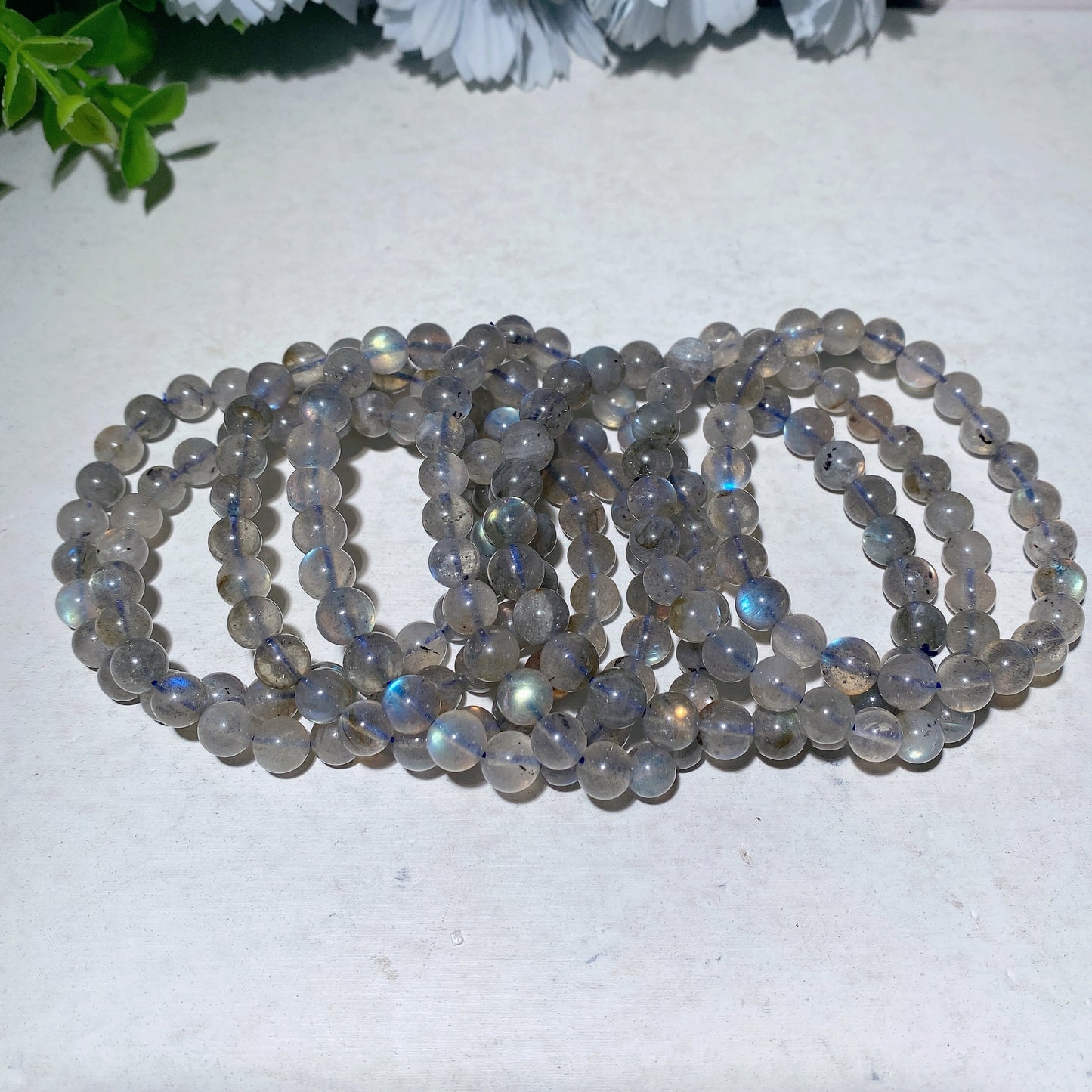 7-7.5mm Labradorite Bracelet Bulk Wholesale