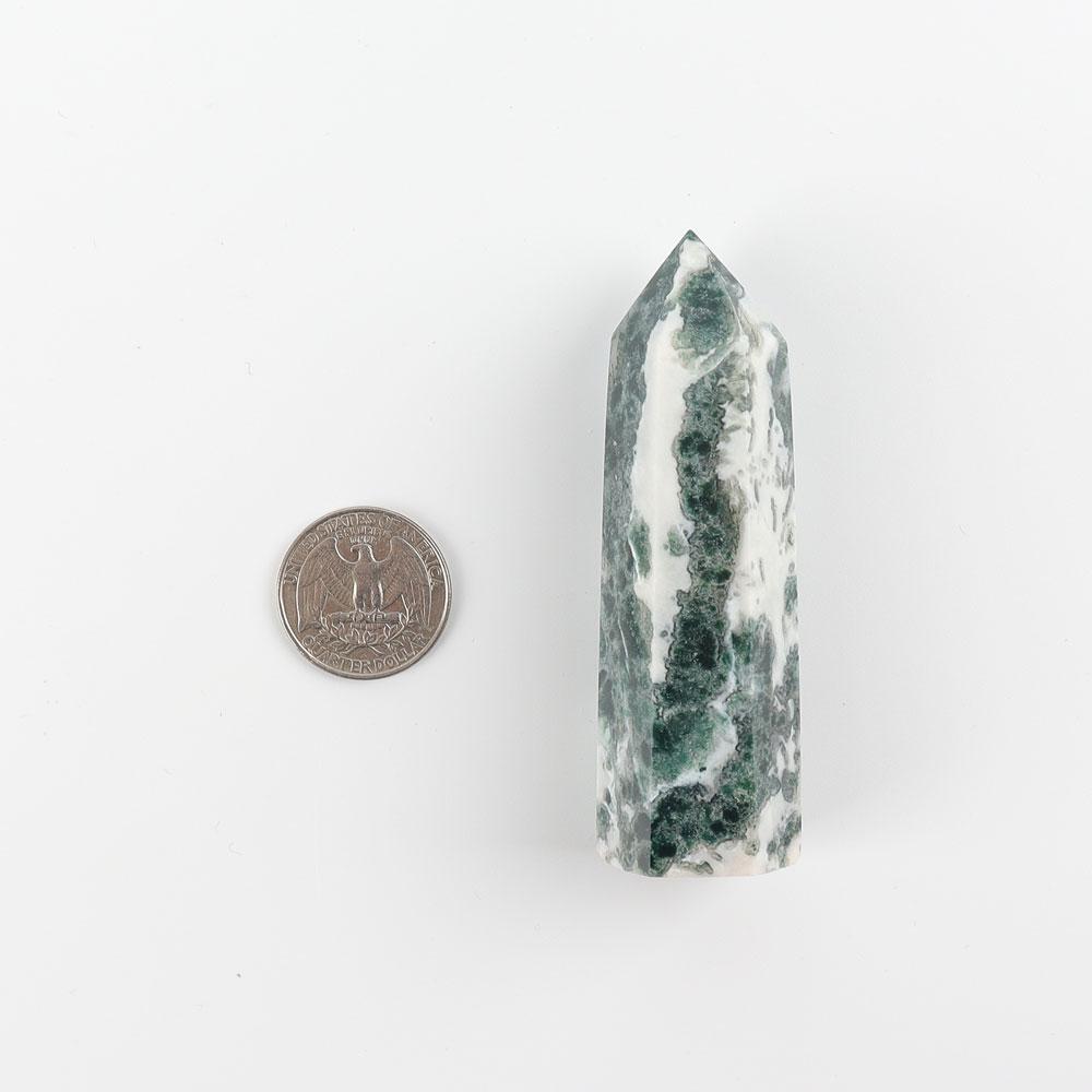 Set of 3 Moss Agate Towers Points Bulk Best Crystal Wholesalers