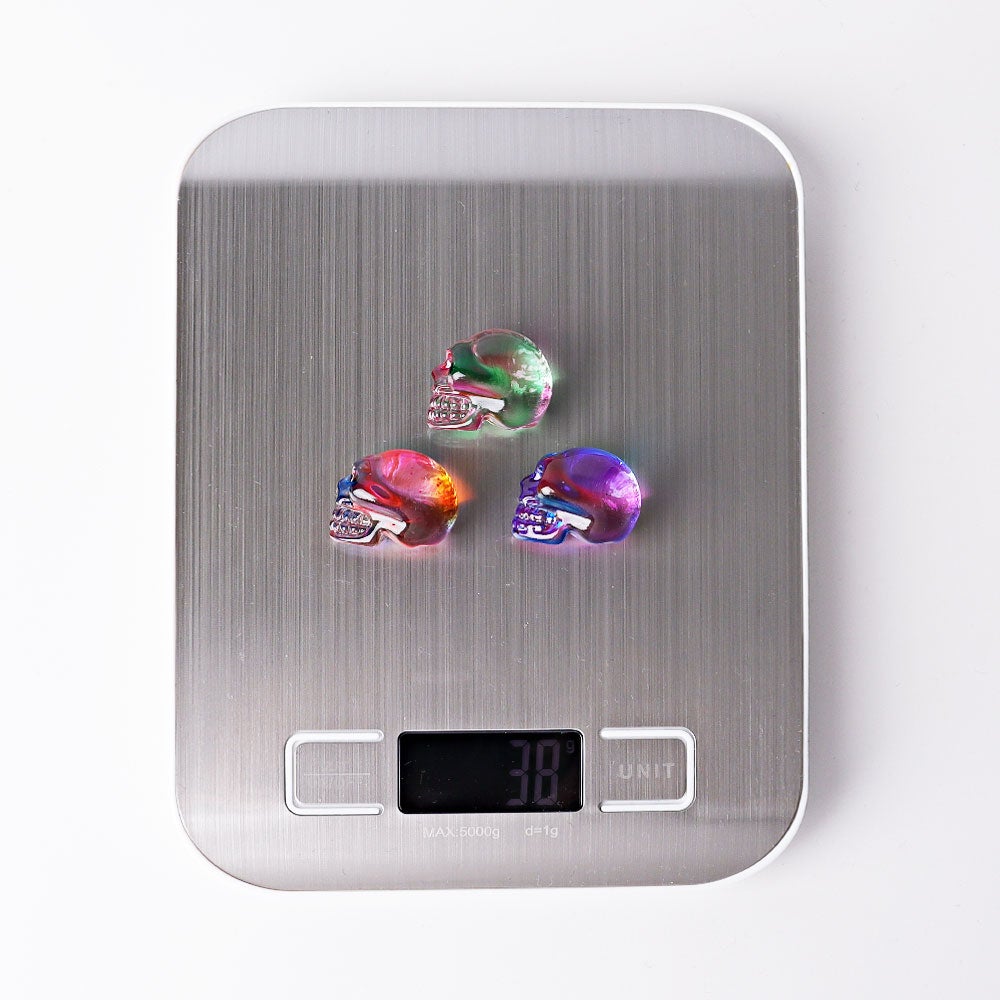 1" Aura Skull  Angel Crystal Carvings (Random sending color) Best Crystal Wholesalers