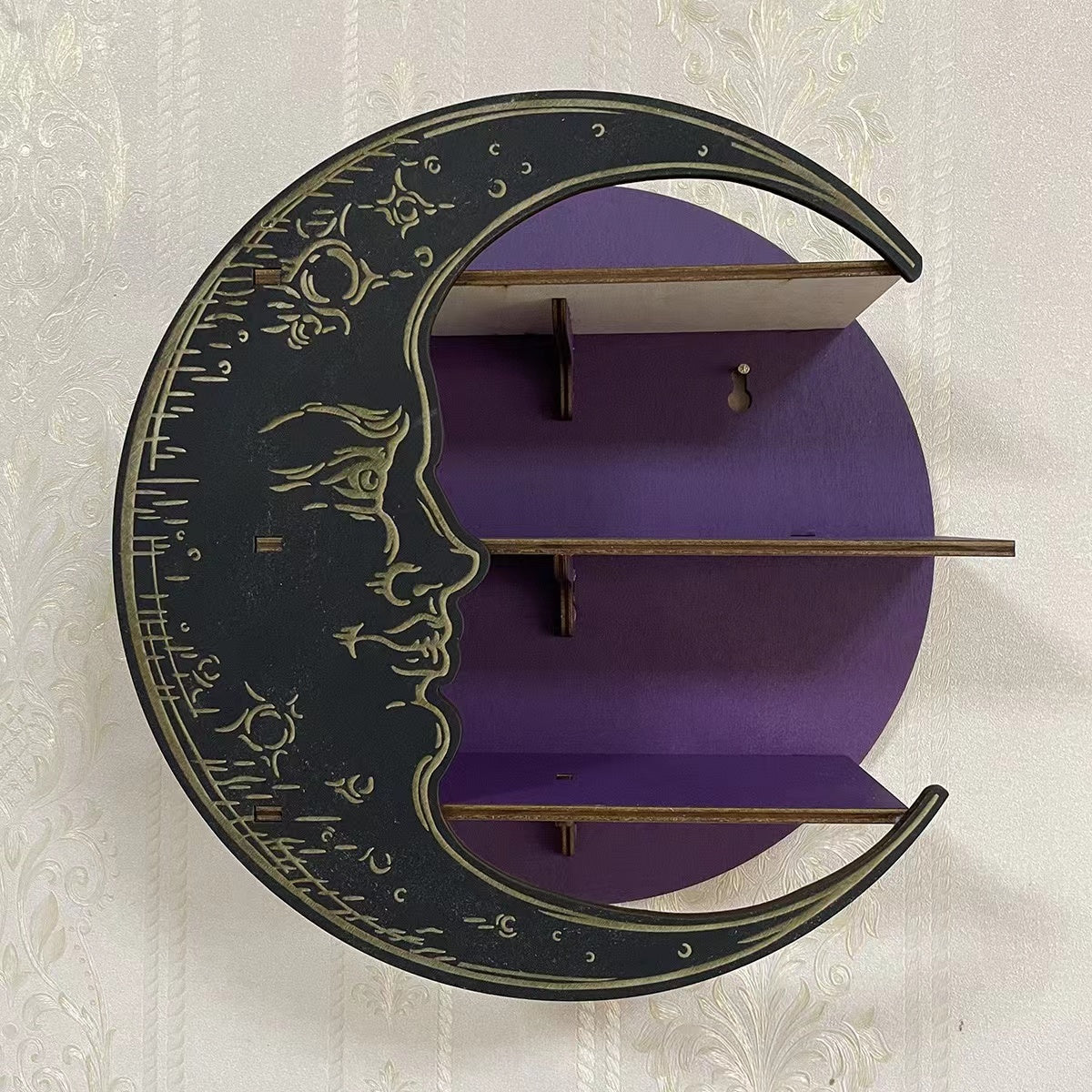 Moon Face Butterfly Design Wooden Display Stand Bulk Wholesale