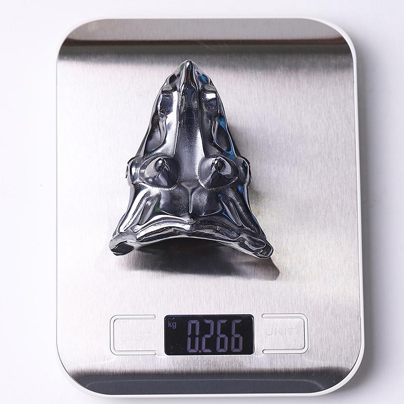 3.5" Hematite Dragon Head Crystal  Carvings Best Crystal Wholesalers