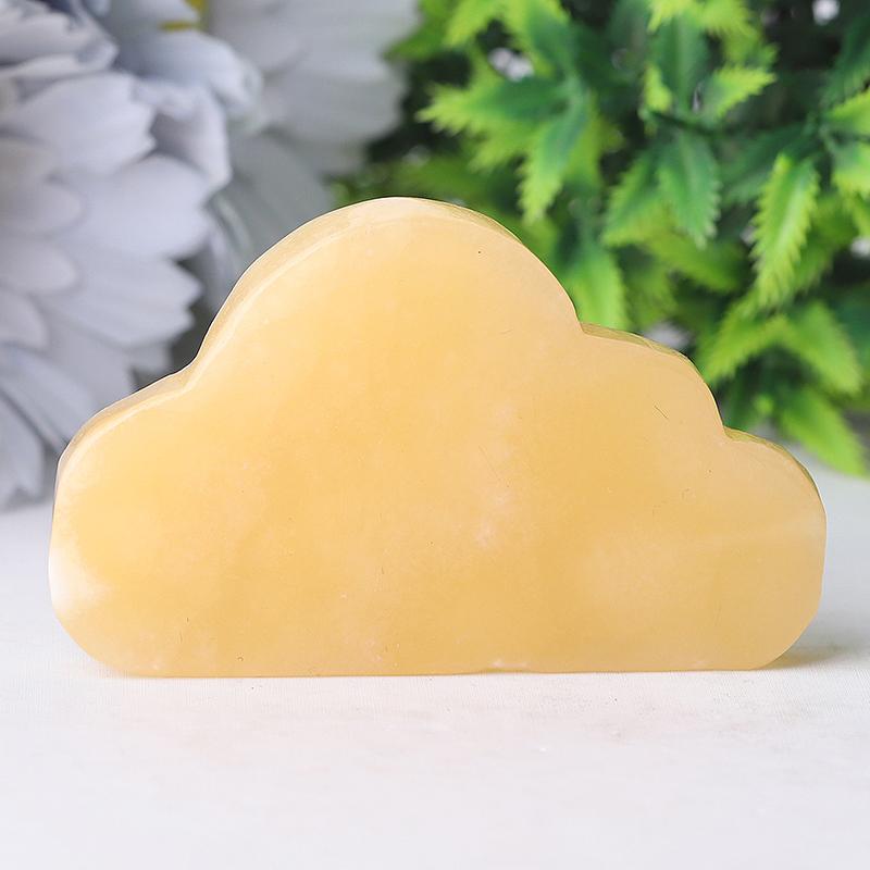 2.8" Yellow Calcite Cloud Crystal Carvings Model Bulk Best Crystal Wholesalers