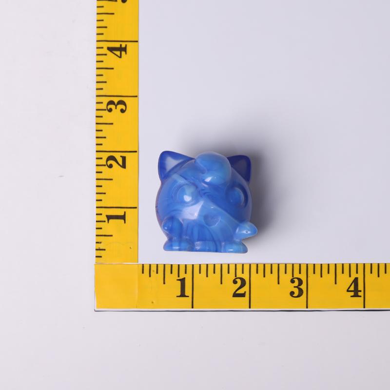 2" Blue Opalite Crystal Jigglypuff Carvings Best Crystal Wholesalers