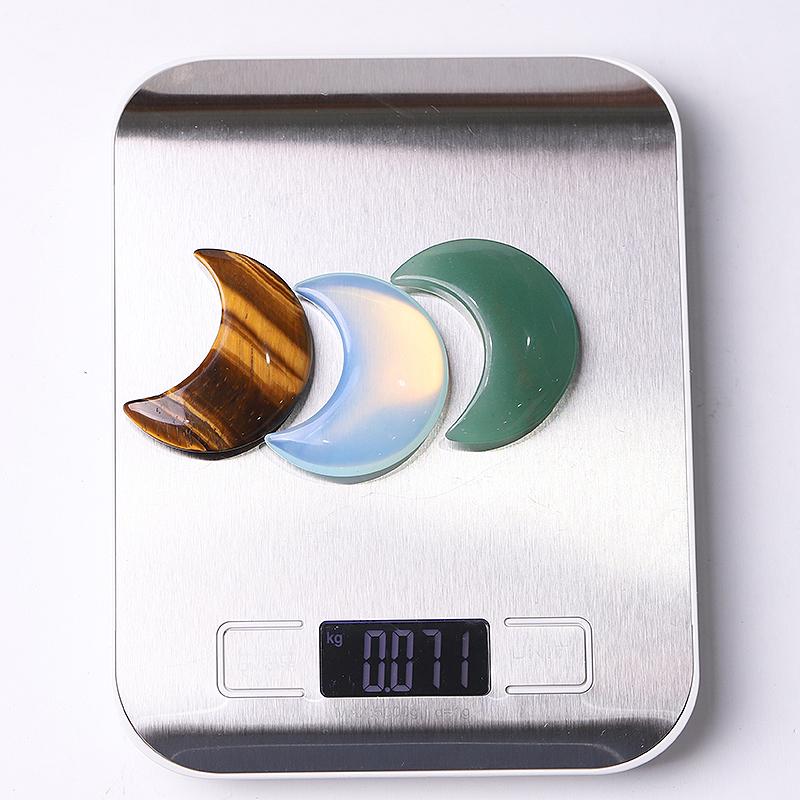 2“ Natural Crystal Moon Carvings Best Crystal Wholesalers