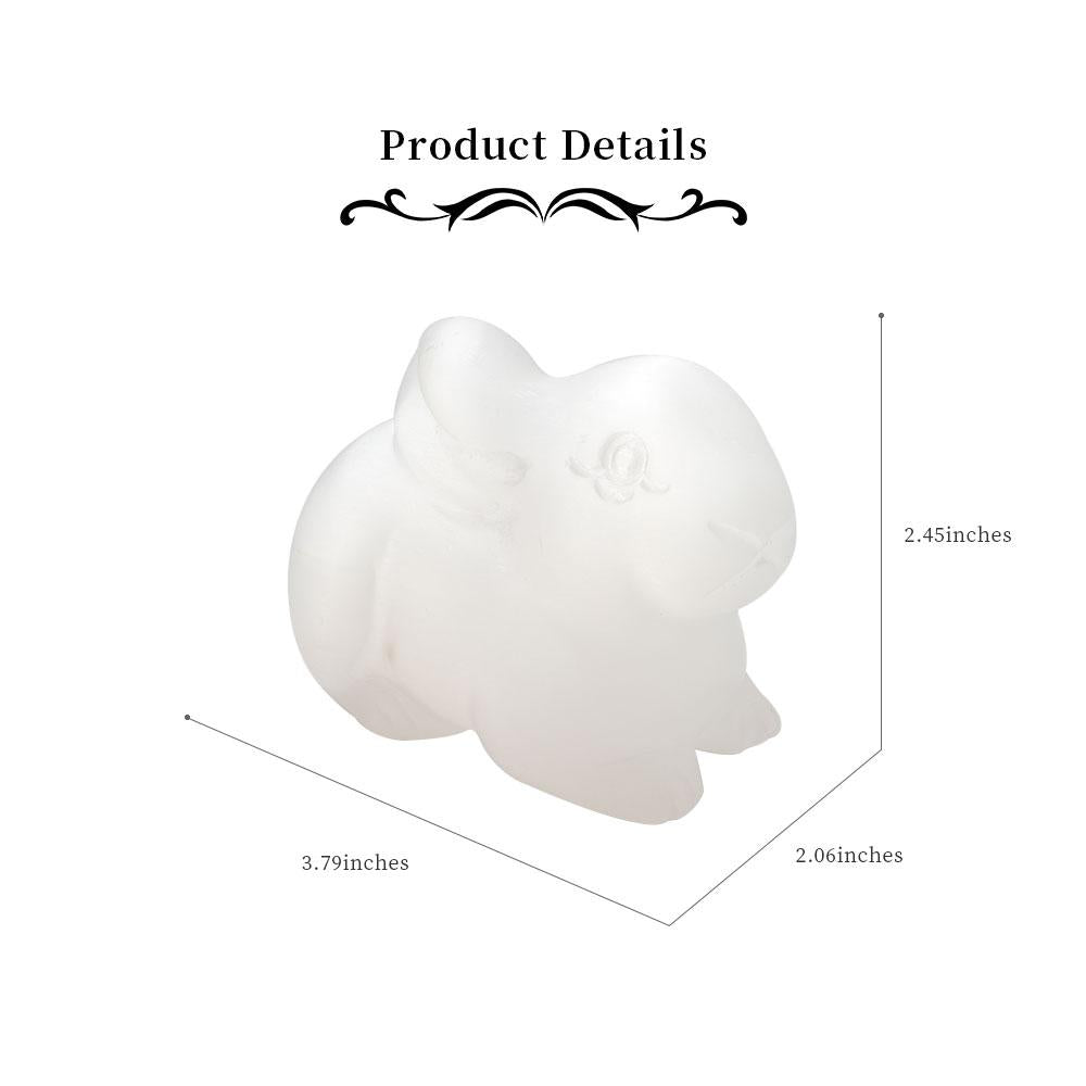 Selenite Rabbit Crystal Carvings Animal Bulk Bulk Best Crystal Wholesalers