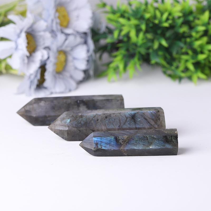 Natural Labradorite Point Healing Towers Points Bulk for Collection Best Crystal Wholesalers