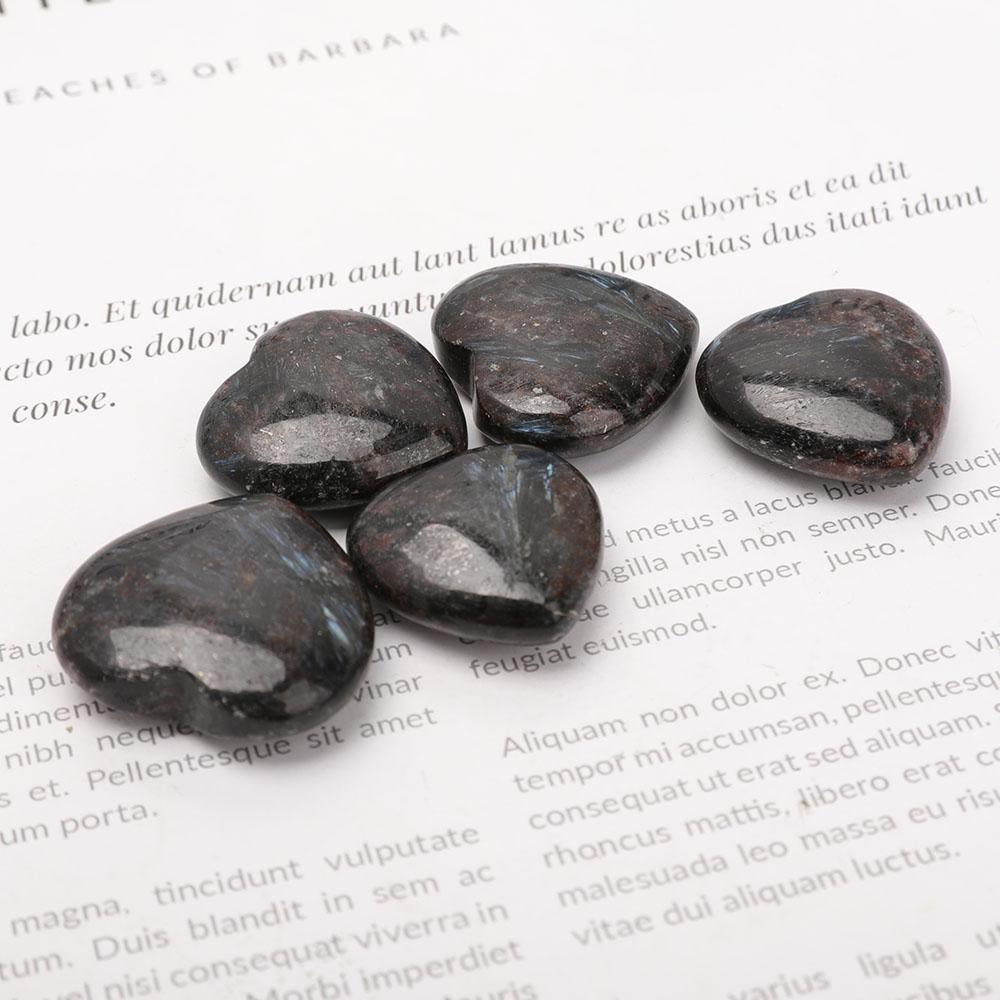 Astrophylite Heart Shape Carvings Set of 5 Best Crystal Wholesalers