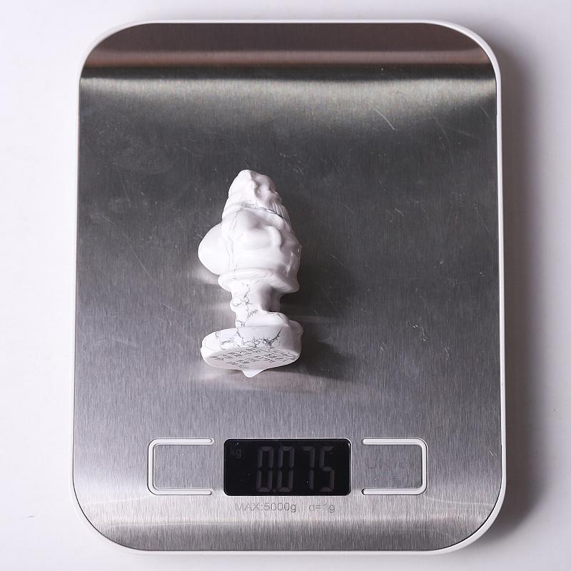 2" Howlite Santa Claus Crystal Carvings for Christmas Best Crystal Wholesalers