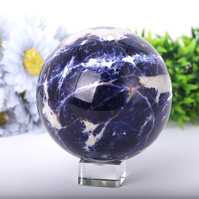 2.5"-4.0" Sodalite Sphere Best Crystal Wholesalers
