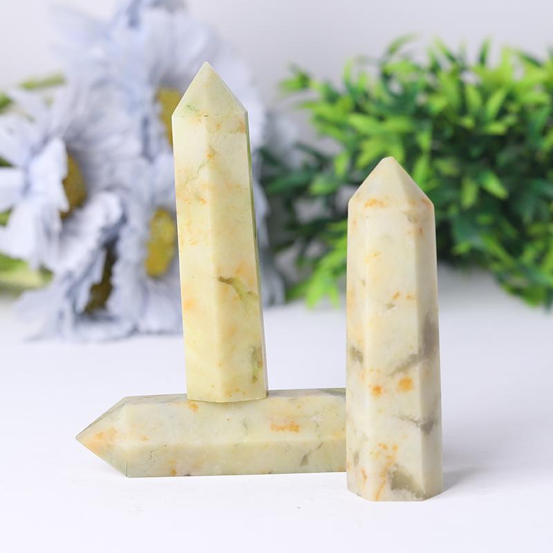 Serpentine Jade Towers Points Bulk Best Crystal Wholesalers