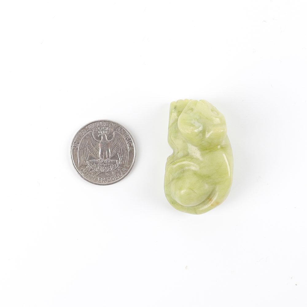 Serpentine Crystal Carving Cat 1.5" Best Crystal Wholesalers