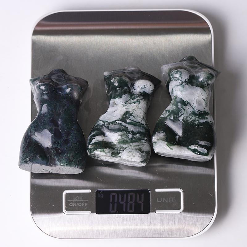 3“ Moss Agate Crystal Model Carvings Best Crystal Wholesalers