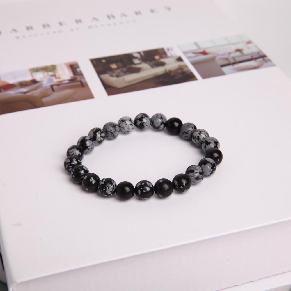 8mm Snowflake Jasper Crystal Bracelet Best Crystal Wholesalers