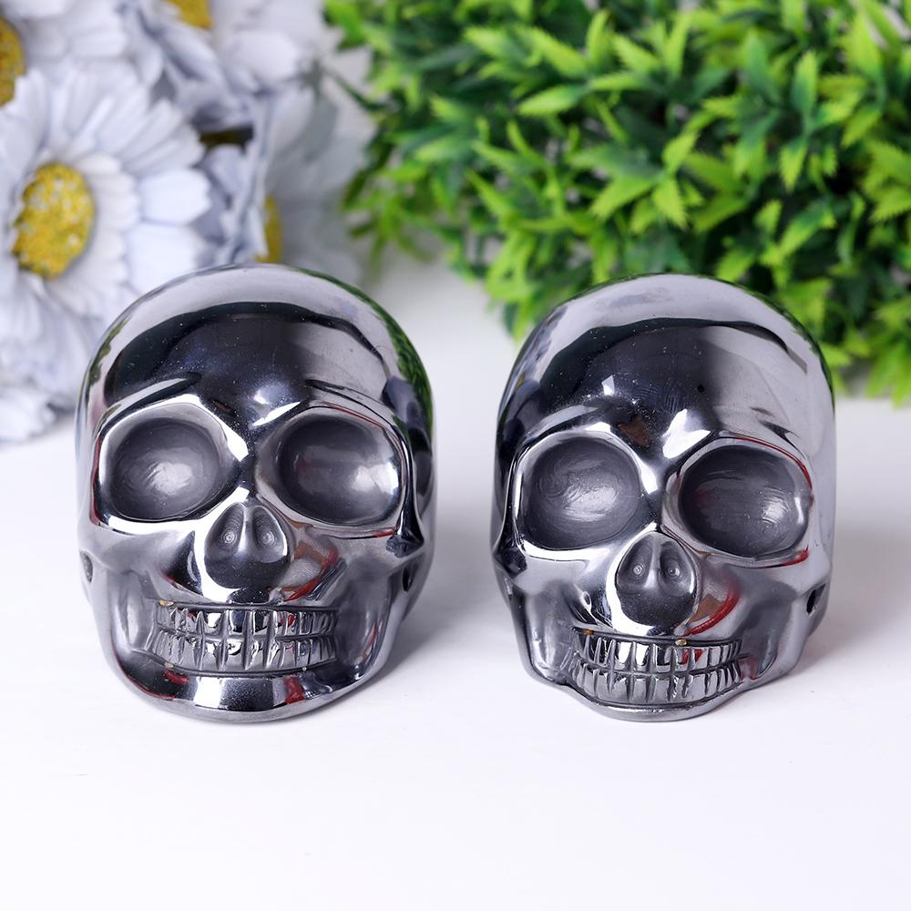 Hematite  Skull Carvings Best Crystal Wholesalers