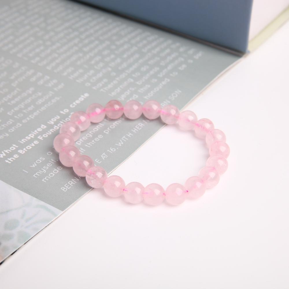 8mm Rose Quartz Crystal Bracelet Best Crystal Wholesalers