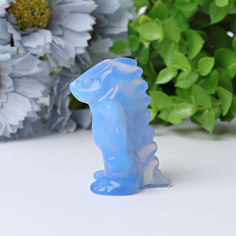 1.88" Blue Opalite Dinosaur Crystal Carving Best Crystal Wholesalers