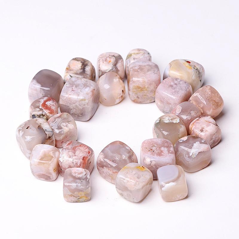 20mm-25mm Flower Agate Cubes in bulk & wholesale
