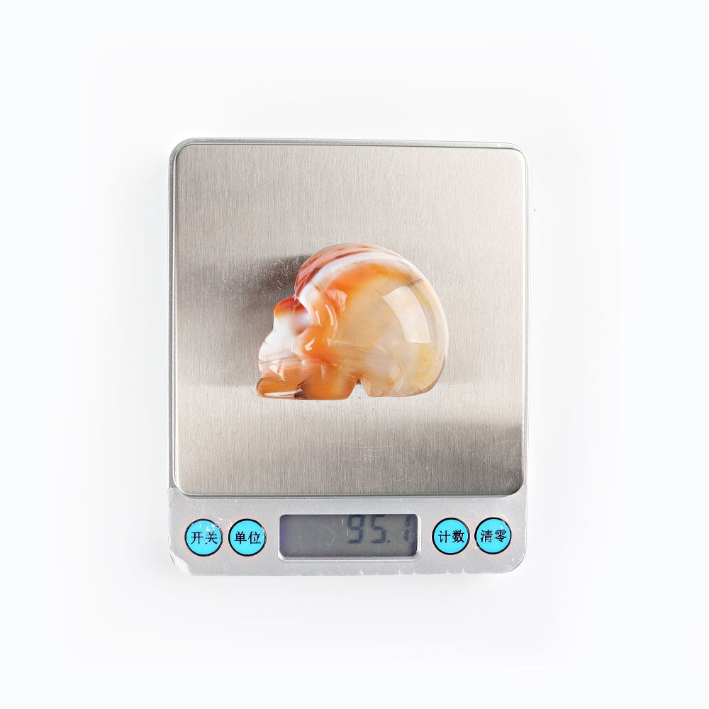 2" Carnelian Skull Crystal Carvings Best Crystal Wholesalers