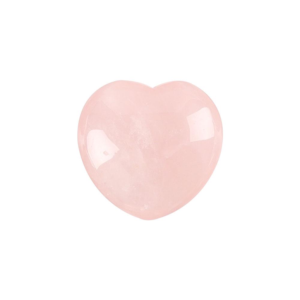 3cm Rose Quartz Heart Shape Crystal Carvings Palm Stone Best Crystal Wholesalers