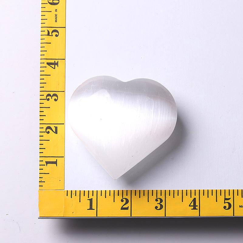 3" Selenite Heart Shape Carving Bulk Best Crystal Wholesalers