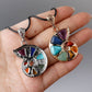 32mm  Chakra Shell Pendant Bulk Wholesale