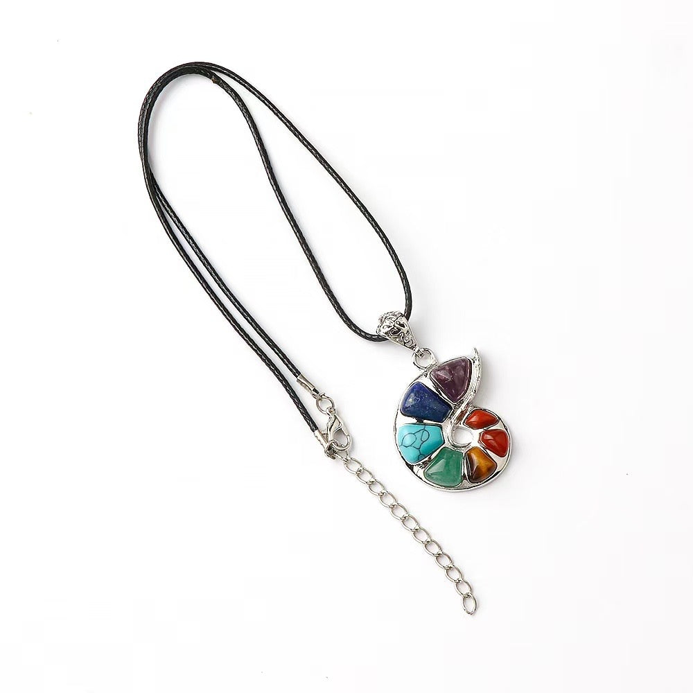 32mm  Chakra Shell Pendant Bulk Wholesale