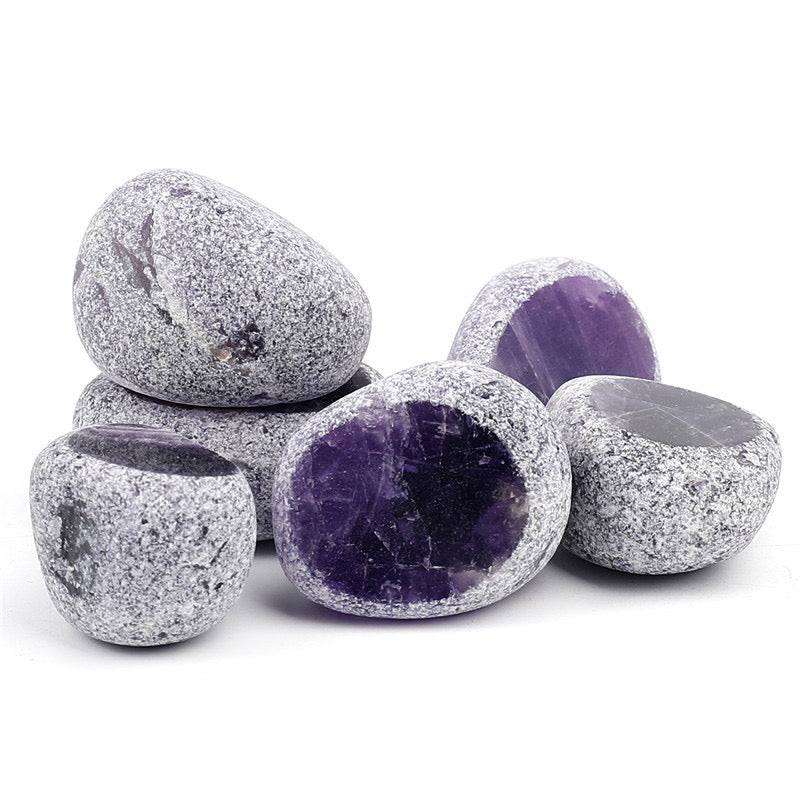 2-3cm Mixed Crystal Window Seer Stone Emma's Dragon Egg Healing Stone Bulk Wholesale