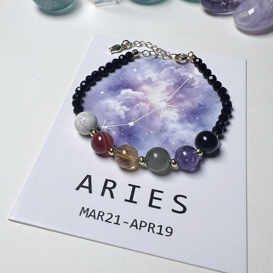 8mm Twelve Constellation Crystal Bracelet Bulk Wholesale