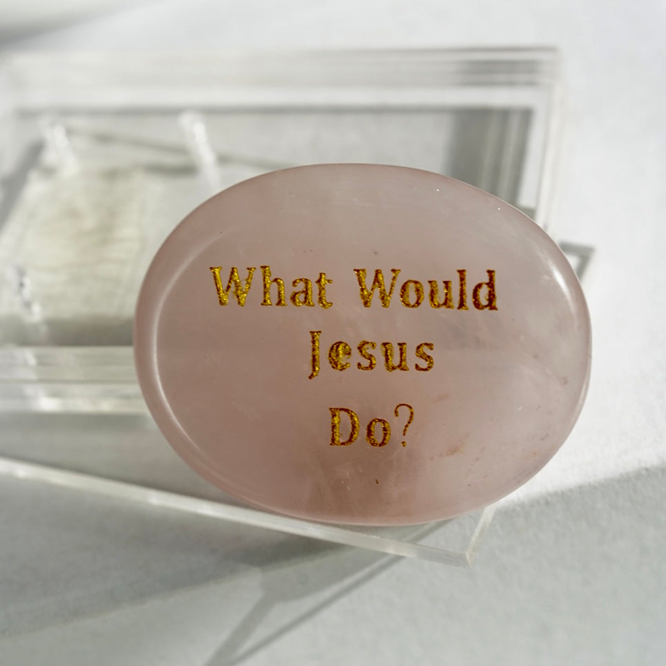 Natural Crystal Oval Shape Engraved Worry Stone Crystal Gift Crystal Healing Bulk Wholesale