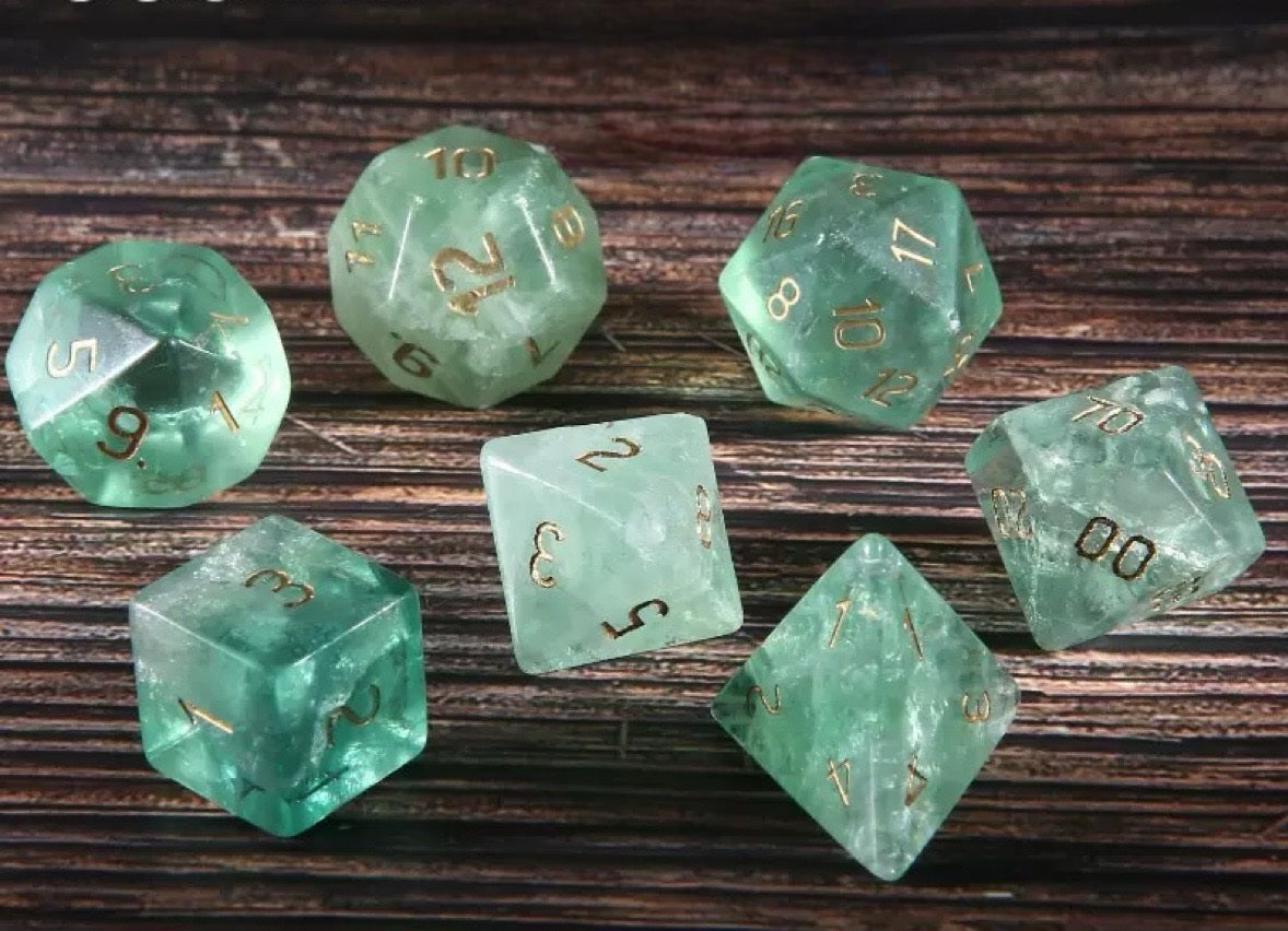 7pcs Crystal Dices Carving Collection Crystal Healing Bulk Wholesale