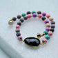 Colorful Lava Rock Necklace Chocker with Magnet Buckle for Pet Crystal Healing Bulk Wholesale