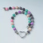 Colorful Lava Rock Necklace Chocker with Magnet Buckle for Pet Crystal Healing Bulk Wholesale