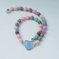 Colorful Lava Rock Necklace Chocker with Magnet Buckle for Pet Crystal Healing Bulk Wholesale