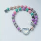 Colorful Lava Rock Necklace Chocker with Magnet Buckle for Pet Crystal Healing Bulk Wholesale