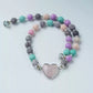 Colorful Lava Rock Necklace Chocker with Magnet Buckle for Pet Crystal Healing Bulk Wholesale