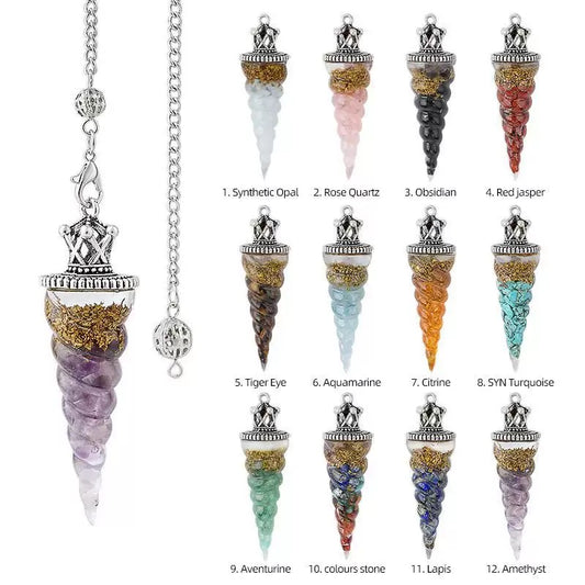 Crystal Chips Unicorn Pendulum for Healing Bulk Wholesale
